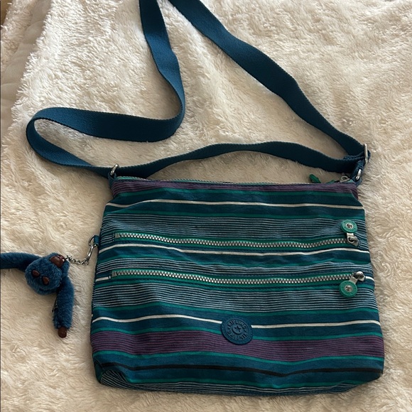Kipling | Bags | Kipling Striped Crossbody | Poshmark